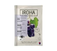 IROHA NATURE - Patch anti-età per gli occhi all'uva | Rassodante per rughe e linee d'espressione | Uva antiossidante + rosa canina + acido ialuronico | K-Beauty, cosmetici coreani