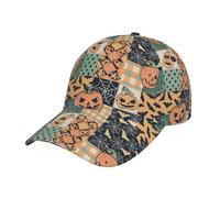 Patchwork Bats Spider Web Cappello Trucker Regolabile Tesa Curva Cappello da Baseball Traspirante Cappellino per Uomo Donna Amico