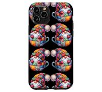 Patchwork Coffee Mug Gnomes For Women Funny Coffee Teacher Custodia per iPhone 11 Pro