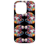 Patchwork Coffee Mug Gnomes For Women Funny Coffee Teacher Custodia per iPhone 14 Pro