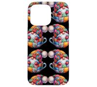 Patchwork Coffee Mug Gnomes For Women Funny Coffee Teacher Custodia per iPhone 15 Pro Max