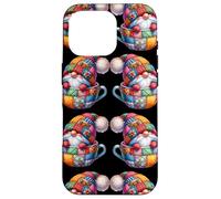 Patchwork Coffee Mug Gnomes For Women Funny Coffee Teacher Custodia per iPhone 16 Pro