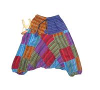 Patchwork Pantalone per Bambini Pantaloni Harem Pantaloni Aladino a Palloncino