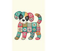 Patchwork Puppy Notebook: Patchwork Puppy Notebook | Adorable patchwork dog design - perfect for writing, doodles, and everyday notes.