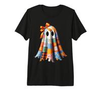 Patchwork Quilter Autunno Fantasma Bow Quilt Block Autunno Quilting Maglietta Premium