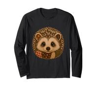 Patchwork Riccio Autunno Autunno Animale Trapunta Art Graphic Maglia a Manica