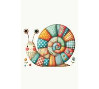 Patchwork Snail Notebook: Slow Down & Create - One Page at a Time