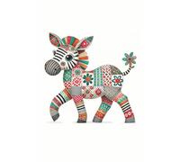 Patchwork Zebra Daily Planner: A Fun and Colorful Animal-Themed Organizer for Little Creatives