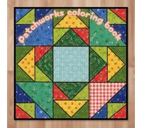 Patchworks coloring book: Pattern design for creative coloring, funny and relaxing