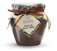 Paté di Olive Nere Artigianale Siciliano - 12 Vasetti da 180g