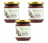 Pate Di Olive Nere In Olio Extravergine D'oliva 3 Pezzi 190g Voglia Di Puglia