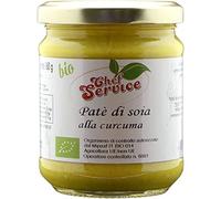 Patè di soia alla curcuma - salsa vegana bio (tipo maionese) - ricetta e prodotto artigianale di Chef Service, 160g