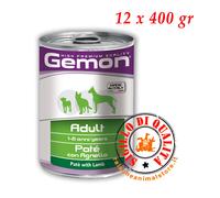 Pate' Gemon per cani 400 grammi 12 CONFEZIONI