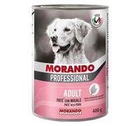 PATE' PER CANI MORANDO 400 gr, Gusto maiale - Per cani adulti