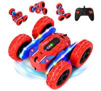 PATEMZON Macchina Telecomandata per Bambini, 2.4Ghz 360° Macchina Radiocomandata, 4WD Drift Monster Truck Telecomandato, Spider RC Auto con Luci Fluenti, Regalo Bambino Compleanno per 3-9 Anni