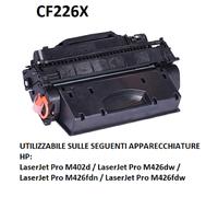 PATENT FREE Toner per HP LaserJet Pro M402 M426 9000 pag.CF226X nero