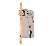 Patent serratura foro yale ottonata quadro mm 8 interasse mm 85 entrata mm 50