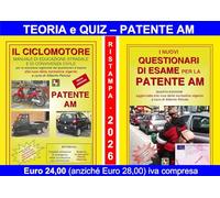 PATENTE AM - TEORIA con prova pratica più tutti i QUIZ MINISTERIALI 2026