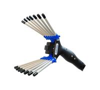 PATERLINI Abbacchiatore Elettrico Professionale per Raccolta Olive 12V - Scuotitore Raccogliolive Elettrico Leggero e Potente - Raccolta Olive Veloce (V-UP - Asta TELESCOPICA Mt.2.25-3.15)