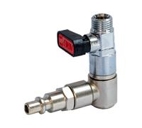 PATERLINI Rubinetto per Asta Abbacchiatore - Raccordo per Asta Scuotitore Olive Pneumatico - Valvola Girevole di Controllo Flusso Aria - 2 Varianti: con Boccola e Girevole - Made in Italy (Girevole)