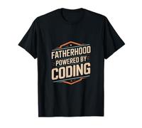 Paternità Alimentata da Coding Programmer Dad Life Maglietta