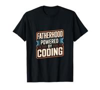 Paternità Alimentata da Coding Programmer Dad Life Maglietta