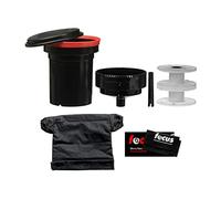 Paterson - Serbatoio universale per lo sviluppo e due bobine con sacchetto DarkRoom (rotoli di pellicola da 4 x 35 mm o 2 x 120 mm) (3 pezzi)