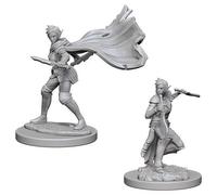PATHFINDER BATTLES DEEP CUTS Miniature Non Dipinte Elfa Rogue (Confezione da 6)