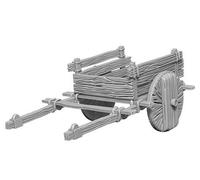 PATHFINDER Battles Deep Cuts Miniature Non Verniciate Carrello 2 Ruote (6 Pezzi)