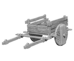 PATHFINDER Battles Deep Cuts Miniature Non Verniciate Carrello 2 Ruote (6 Pezzi)