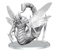 Pathfinder Deep Cuts Unpainted Miniature Derakni (locust Demon) Wizbambino
