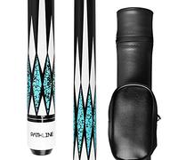Pathline - Kit per Stecca da Biliardo in Acero Canadese da Biliardo da 147 cm e Custodia Rigida Nera (510,3 g, 538,6 g, 567,0 g, 295,3 g, Colore: Blu (Kit (A Blue 595,3 g)