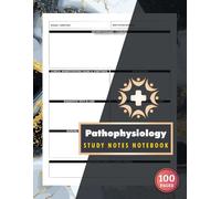 Pathophysiology Study Notes Notebook: Patho Nursing Disease Journal | Concept Map Study Guide Logbook for Nursing Students | 100 Pages