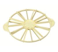 Pati-Versand 12498 - Splitter per torta, Plastica, Giallo, 28 x 2 x 28 cm