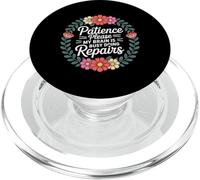 Patience Please My Brain Is Busy Doing Repairs - PopSockets PopGrip per MagSafe