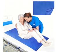 Patient Flat Transfer Slide Sheet, Panno scorrevole per pazienti, panno scorrevole riutilizzabile per chi soffre di letto, 118 x 76 cm, panno scorrevole per il trasferimento del letto da ruotare
