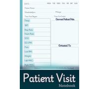 Patient Visit Notebook: Home Health & Hospice Nurse Log Book | Daily Patient Visit Notes, Vitals, Pain Levels, and Observations Tracker