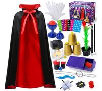 PATIFEED Giochi di Magia per Bambini dai 6 agli 8 Anni, Costume da Mago per Bambini dai 6 ai 7 8 9 10 11 12 Anni