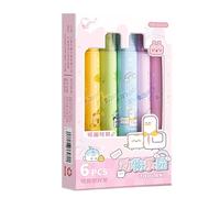 Patifirst Evidenziatore Cancellabile - Evidenziatori Colorati Doppia Punta Estetici | Strumento di Scrittura ad Asciugatura Rapida, Forniture di Cartoleria per Diario, Planner, Appunti, Progetti,