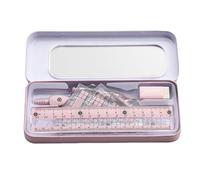 Patifirst Kit Di Matematica | Set Goniometro E Per Disegno | Studio Cancelleria Disegno Per Studenti | Adolescenti Bambini Scuola College Ingegneria Architettura Arte Falegnameria