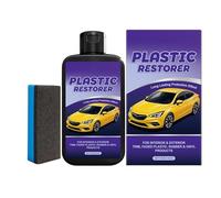 Patifirst Pasta per Riparazione Auto - Balsamo Riparatore Barriera UV 100 g,con Spugna Resistente Sbiadimento Riparazione per Veicoli - per Dettaglio Paraurti Sbiadimento Sedile SUV ATV Camion