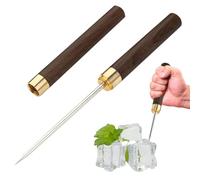 Patifirst Piccozza Per Ghiaccio | Acciaio Inossidabile Piccozza Rompighiaccio con Custodia - Attrezzo Manuale Cibo Impugnatura Antiscivolo per Scultura Ghiaccio Cucina Cocktail