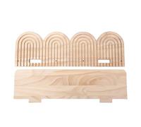 Patifirst Scaffali Boho da Parete,Libreria In Legno Boho | Scaffale per Archivio in Legno - Per Bagno Camera Da Camera Dei Bambini Cucina Soggiorno Ufficio Appartamento