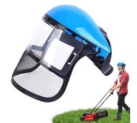 Patifirst Visiera Protettiva Da Lavoro X Decespugliatore, Casco Protettivo Per Motosega, Visiera Di Sicurezza Visiera Protettiva Con Rete Metal-lica Per Viso Occhi, Per Decespugliatore/Motosega