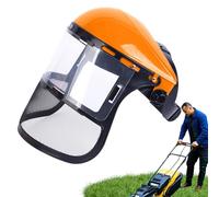 Patifirst Visiera Protettiva Da Lavoro X Decespugliatore, Casco Protettivo Per Motosega, Visiera Di Sicurezza Visiera Protettiva Con Rete Metal-lica Per Viso Occhi, Per Decespugliatore/Motosega