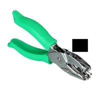 PATIKIL 0.2" Singolo Foro Punzone Manuale Foro Punzonatrice con Morbido Presa Quadrato Forma Metallo Carta Punzonatrice per fai da te Artigianato Album Ricordi Biglietto Verde