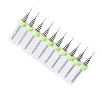 PATIKIL 0,3 mm Dia 1/8" Gambo PCB Punta per Trapano, 10pz Tungsteno Carburo Micro Trapano Punte Rotante Strumento per CNC Incisione Stampa Circuito Scheda