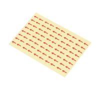 PATIKIL 0.5x0.4" Lungo Freccia Adesivi, 4Set / 320pz PET Ispezione Indicatore Nastro Auto Adesivo Cartello Etichetta per Industriale Lavoro, Rosso