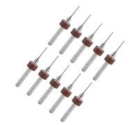 PATIKIL 0,6 mm Dia 1/8" Gambo PCB Punta per Trapano, 10pz Tungsteno Carburo Micro Trapano Punte Rotante Strumento per CNC Incisione Stampa Circuito Scheda