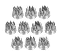PATIKIL 0,9" Rane Fiori Ikebana Kenzan 10pz Fiori Composizione Strumento Inossidabile Floreale Rana Spilli Contenitore per Vaso Fiore Composizione Argento Tone